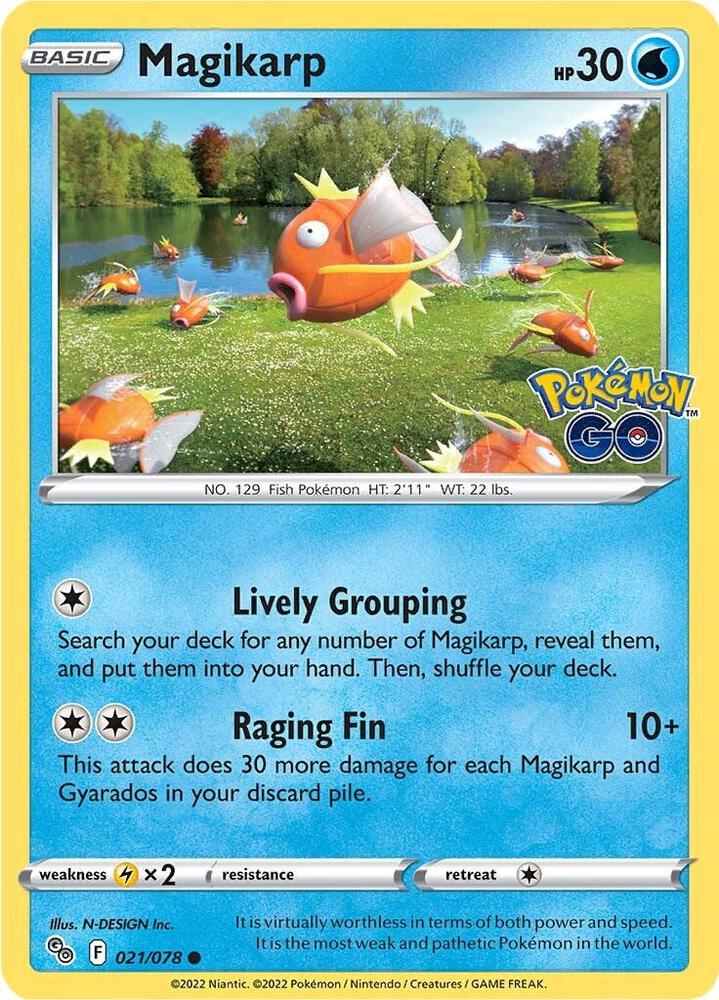 Magikarp 021/078 (Pokemon GO) 
