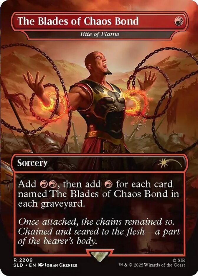 The Blades of Chaos Bond // Rite of Flame 2209 (Secret Lair Drop Series)  - Borderless