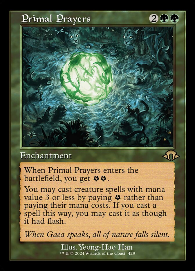 Primal Prayers 429 (Modern Horizons 3)  - Retro
