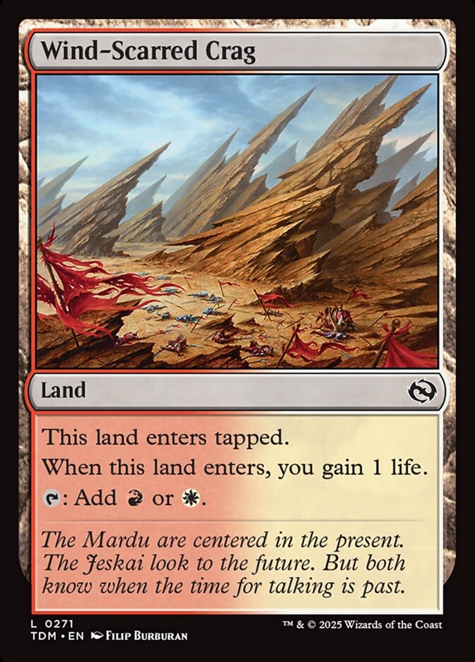 Wind Scarred Crag 271 (Tarkir: Dragonstorm) 