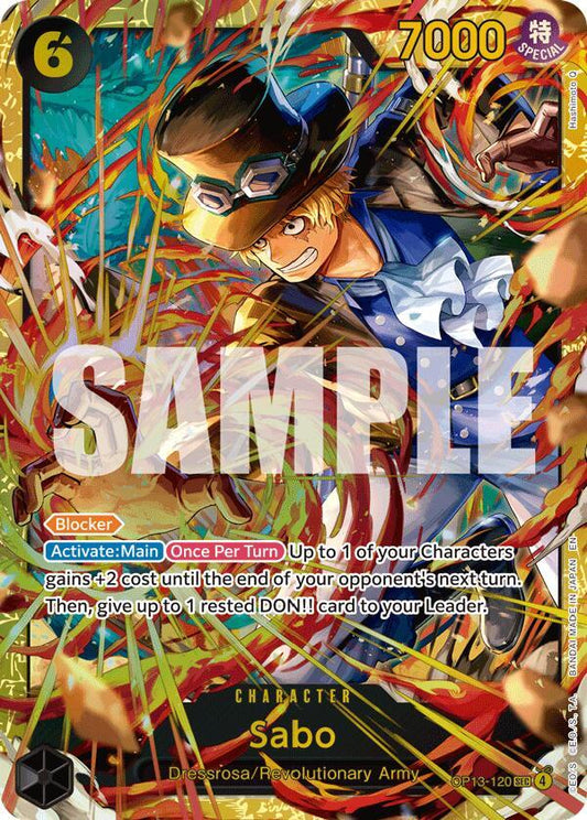 Sabo OP13-120 (Carrying On His Will)  - Foil