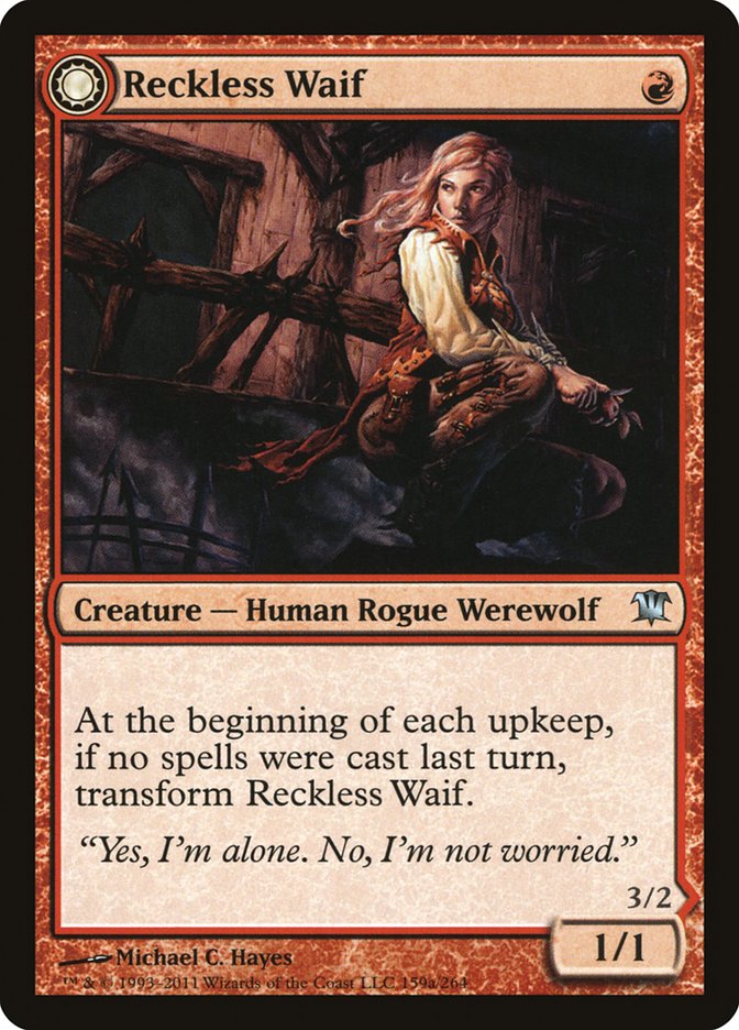 Reckless Waif // Merciless Predator 159/264 (Innistrad) 