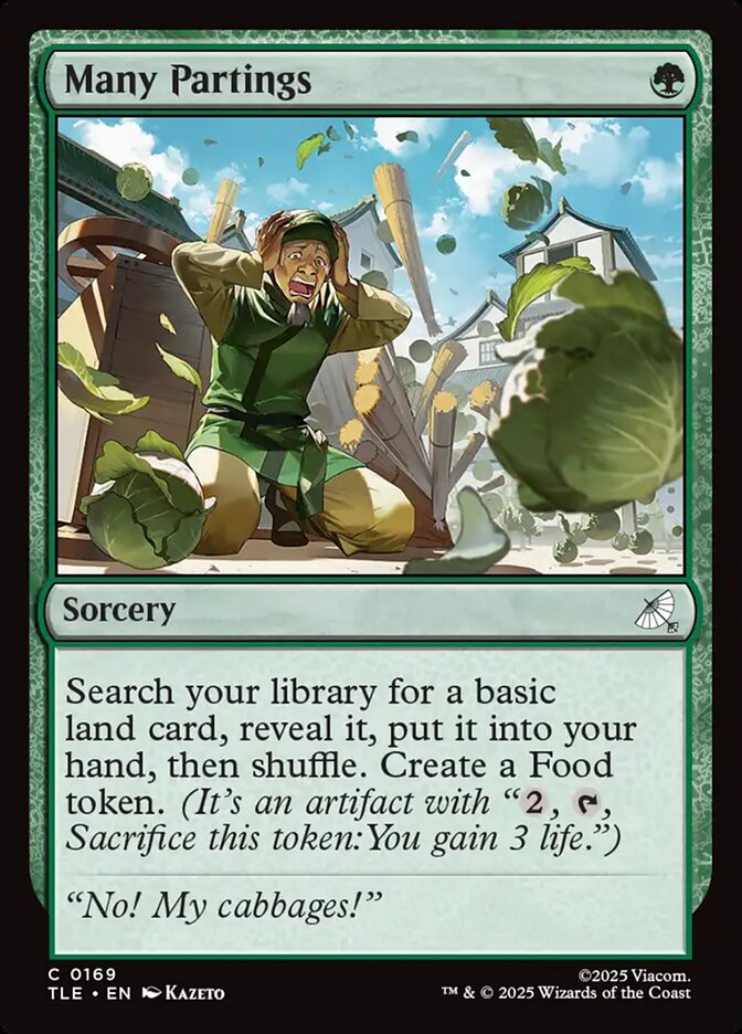 Many Partings 169/317 (Avatar: The Last Airbender: Eternal-Legal)  - Foil