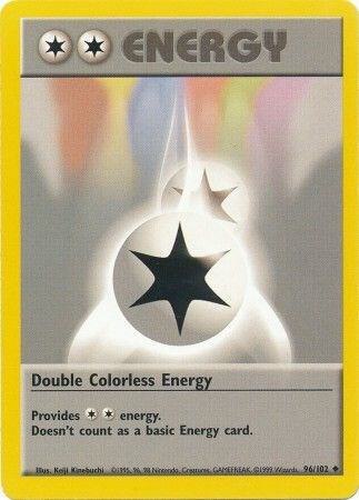 Double Colorless Energy 096/102 (Base Set)  - Unlimited Normal