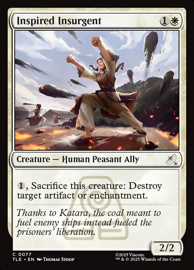 Inspired Insurgent 77 (Avatar: The Last Airbender: Eternal-Legal)  - Foil