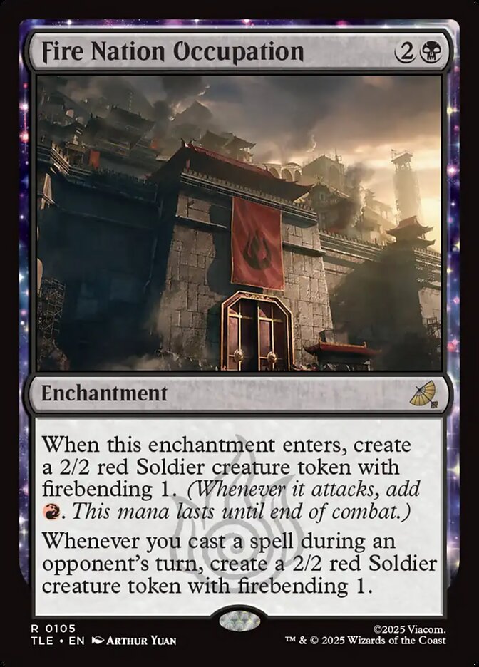 Fire Nation Occupation 105/317 (Avatar: The Last Airbender: Eternal-Legal)  - Foil