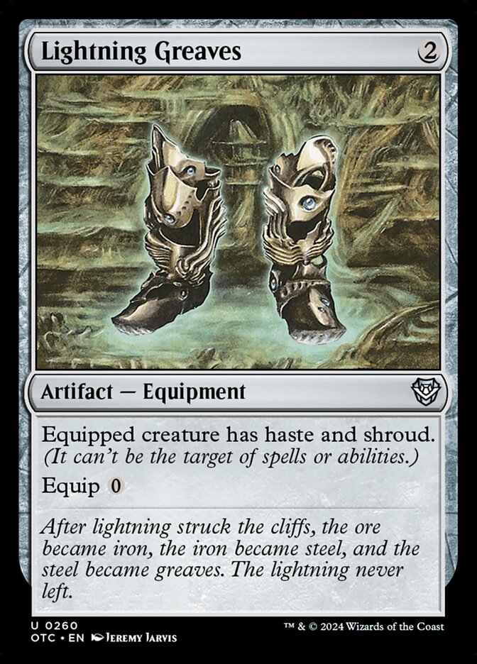 Lightning Greaves 260/342 (Commander: Outlaws of Thunder Junction) 