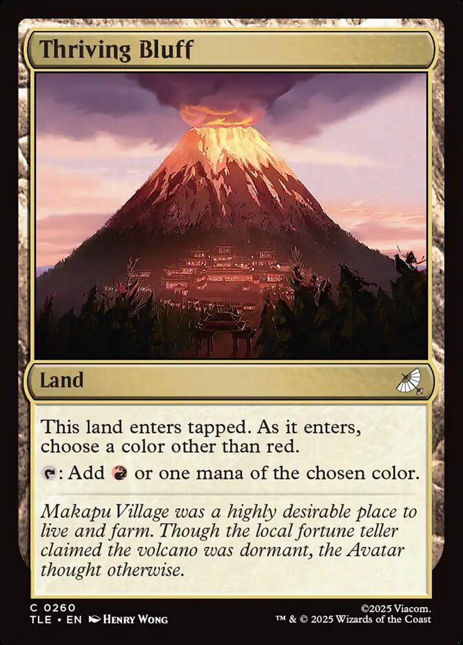 Thriving Bluff 260 (Avatar: The Last Airbender: Eternal-Legal)  - Foil
