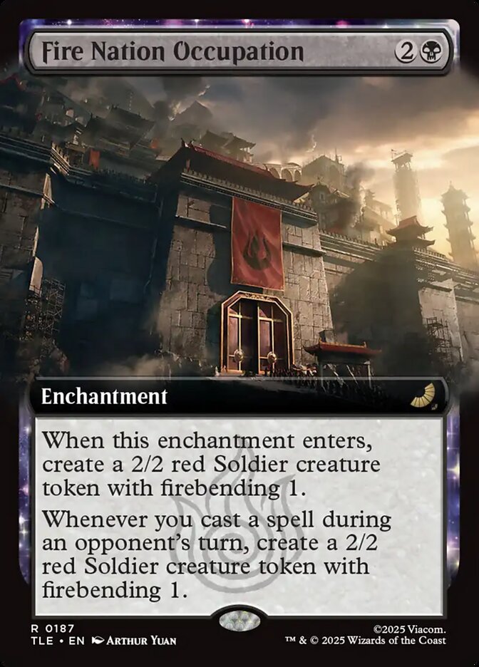 Fire Nation Occupation  187/317 (Avatar: The Last Airbender: Eternal-Legal)  - Extended Art