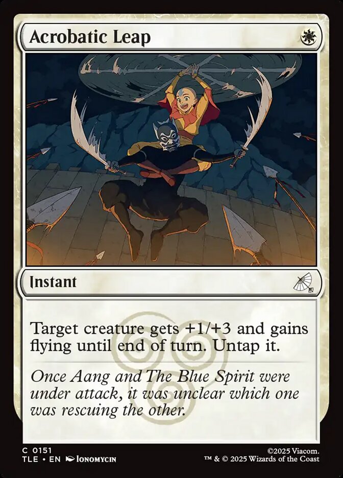 Acrobatic Leap 151/317 (Avatar: The Last Airbender: Eternal-Legal)  - Foil