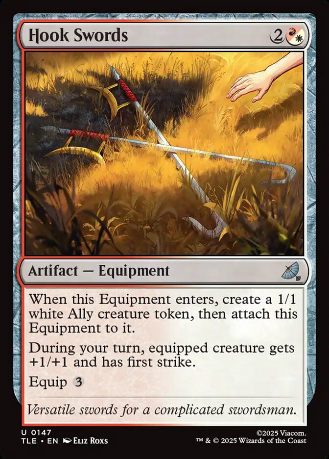 Hook Swords 147/317 (Avatar: The Last Airbender: Eternal-Legal)  - Foil