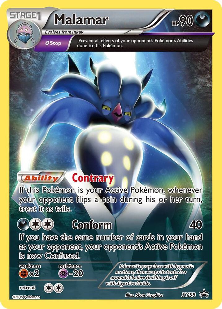 Malamar XY58 (XY Promos)  - Holofoil