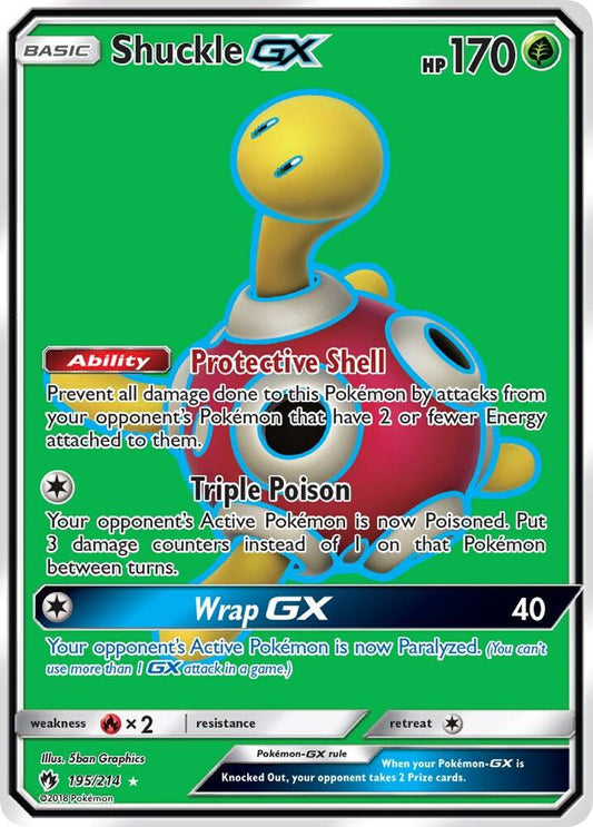 Shuckle GX 195/214 (SM - Lost Thunder)  - Holofoil