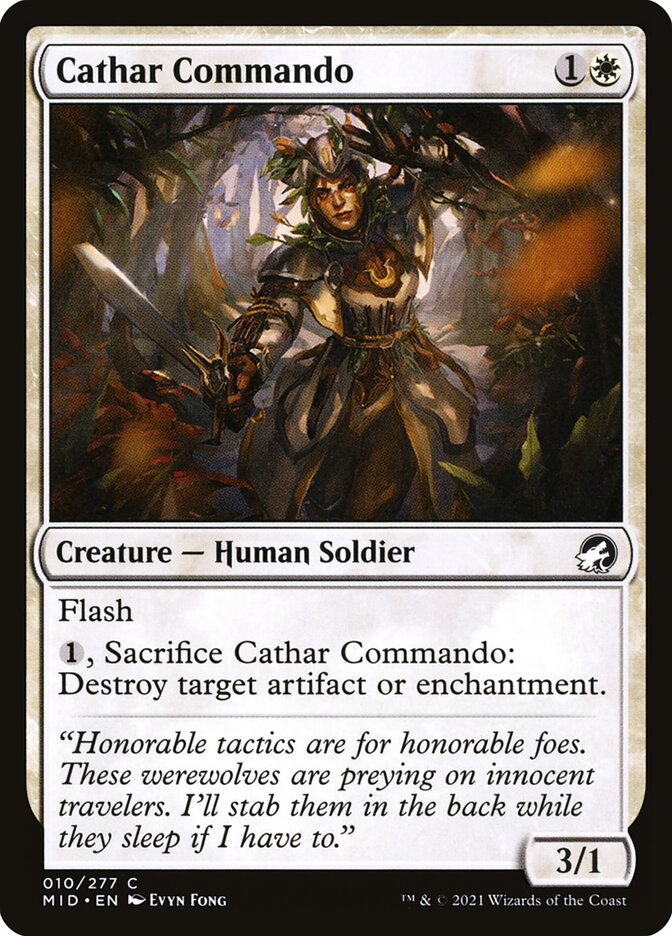 Cathar Commando 10/277 (Innistrad: Midnight Hunt)  - Foil