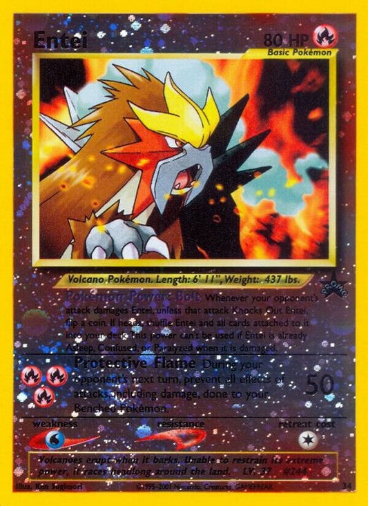 Entei 34/53 (WoTC Promo)  - Reverse Holofoil