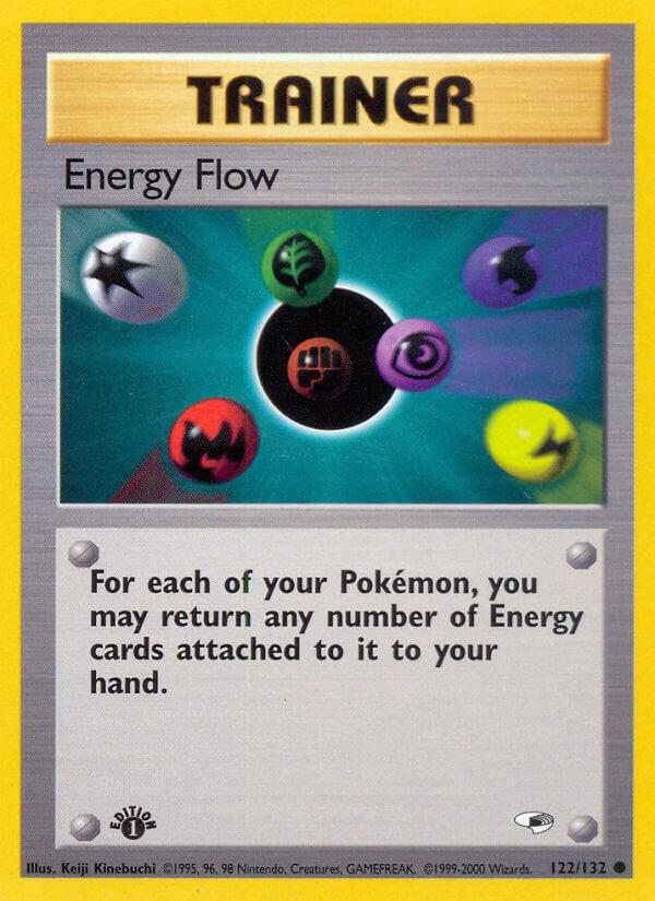 Energy Flow 122/132 (Gym Heroes)  - 1st Edition