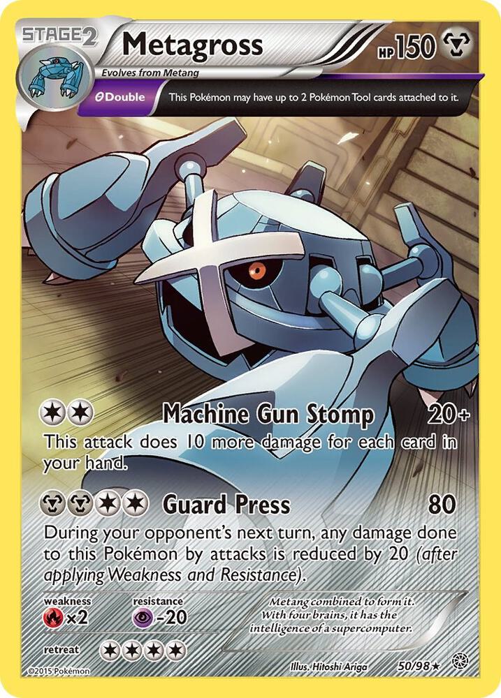 Metagross 50/98 (XY - Ancient Origins)  - Reverse Holofoil