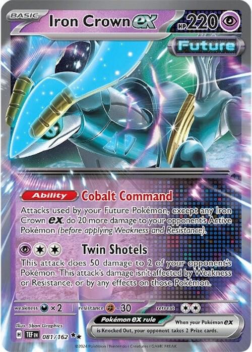 Iron Crown ex 081/162 (SV05: Temporal Forces)  - Holofoil