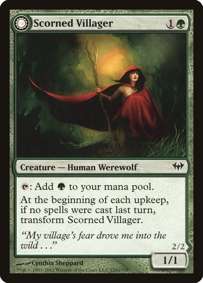 Scorned Villager 125 (Dark Ascension) 