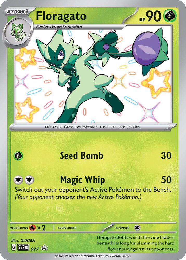 Floragato 077 (SV: Scarlet & Violet Promo Cards)  - Holofoil
