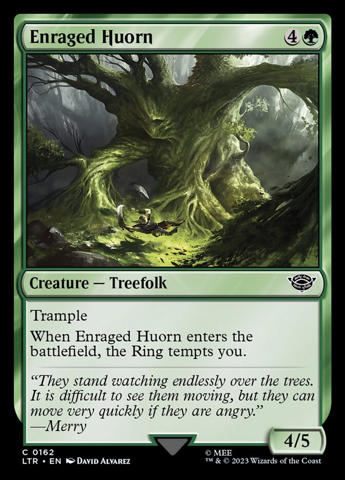 Enraged Huorn 162/281 (Universes Beyond: The Lord of the Rings: Tales of Middle-earth) 