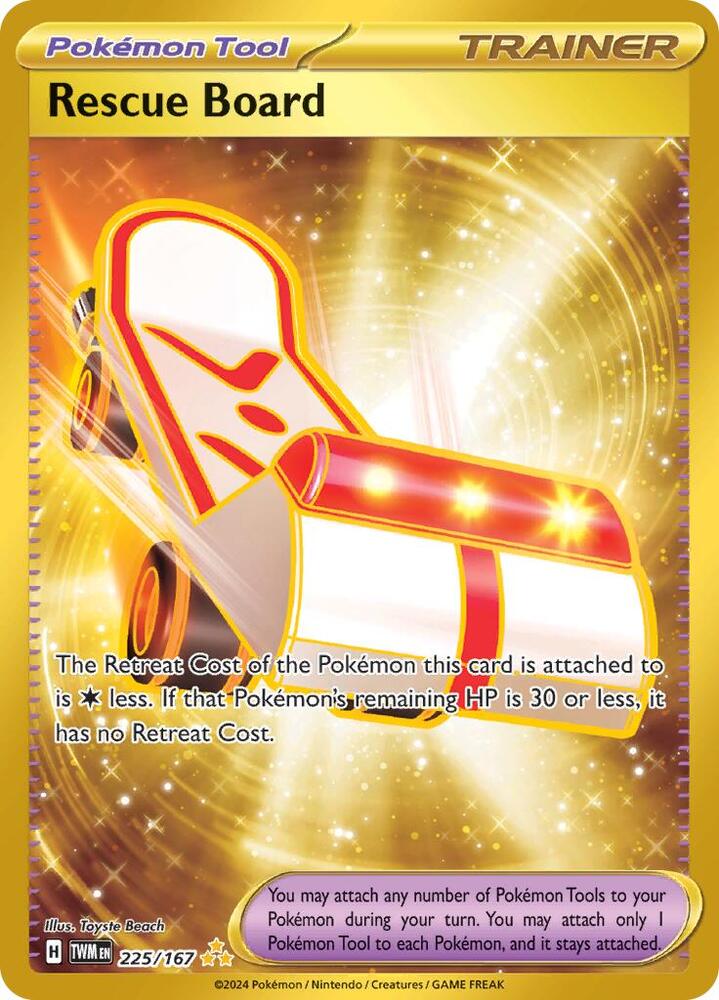 Rescue Board 225/167 (SV06: Twilight Masquerade)  - Holofoil
