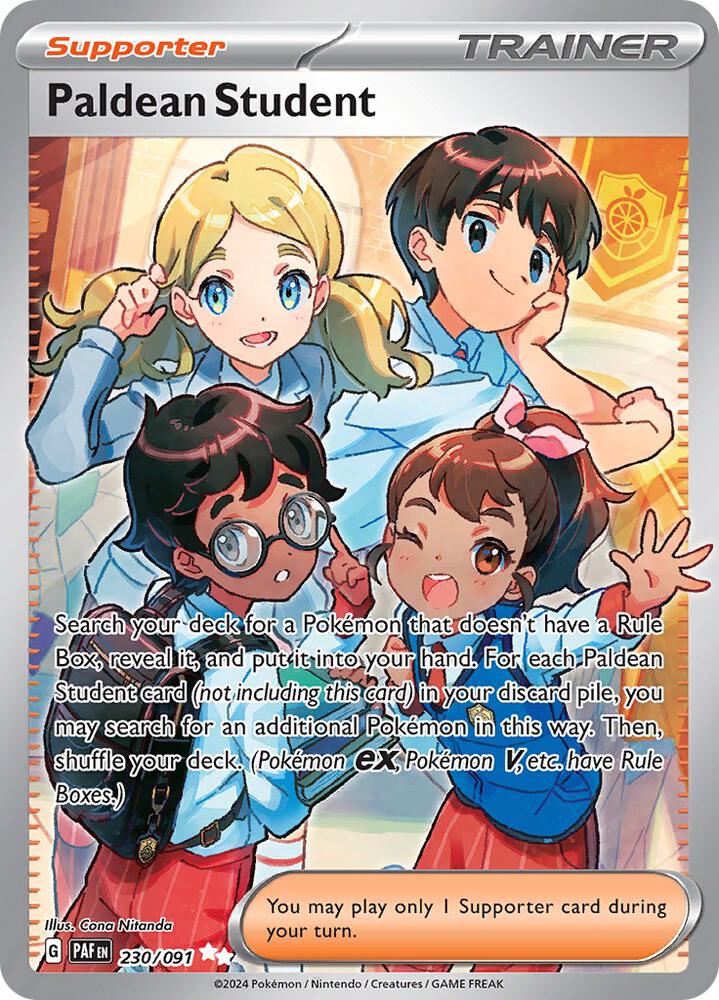 Paldean Student 230/091 (SV: Paldean Fates)  - Holofoil