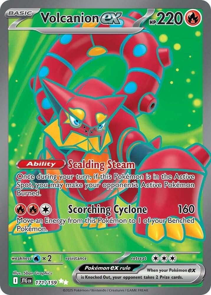 Volcanion ex 171/159 (SV09: Journey Together)  - Holofoil