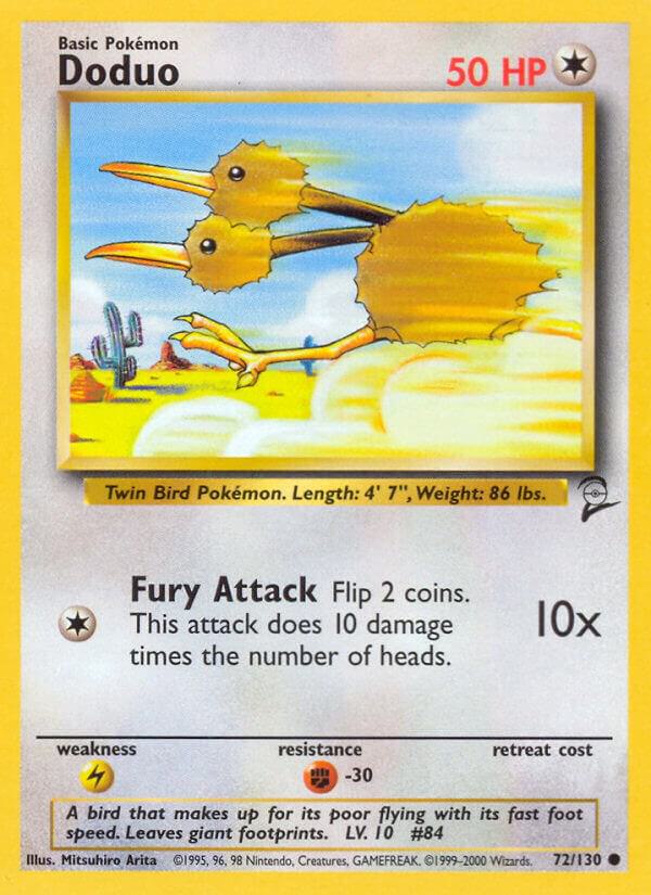 Doduo 072/130 (Base Set 2) 