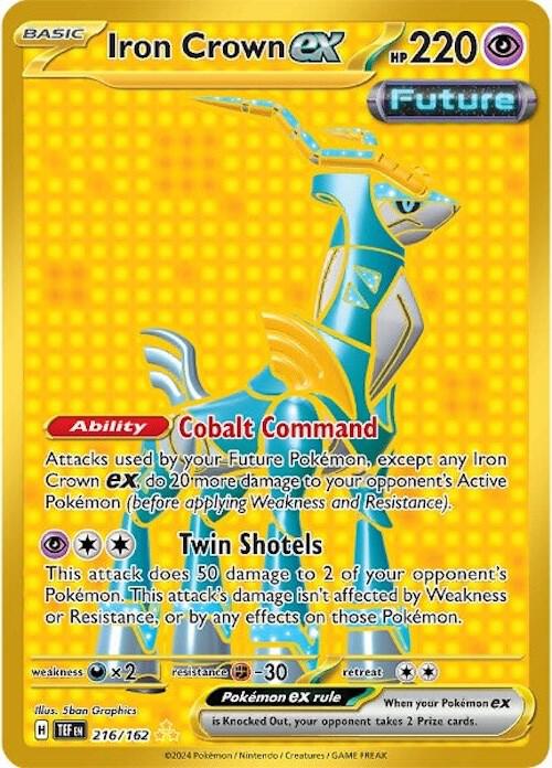 Iron Crown ex 216/162 (SV05: Temporal Forces)  - Holofoil