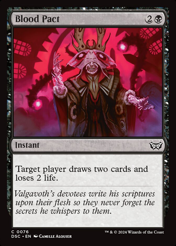 Blood Pact 76/40 (Commander: Duskmourn: House of Horror) 