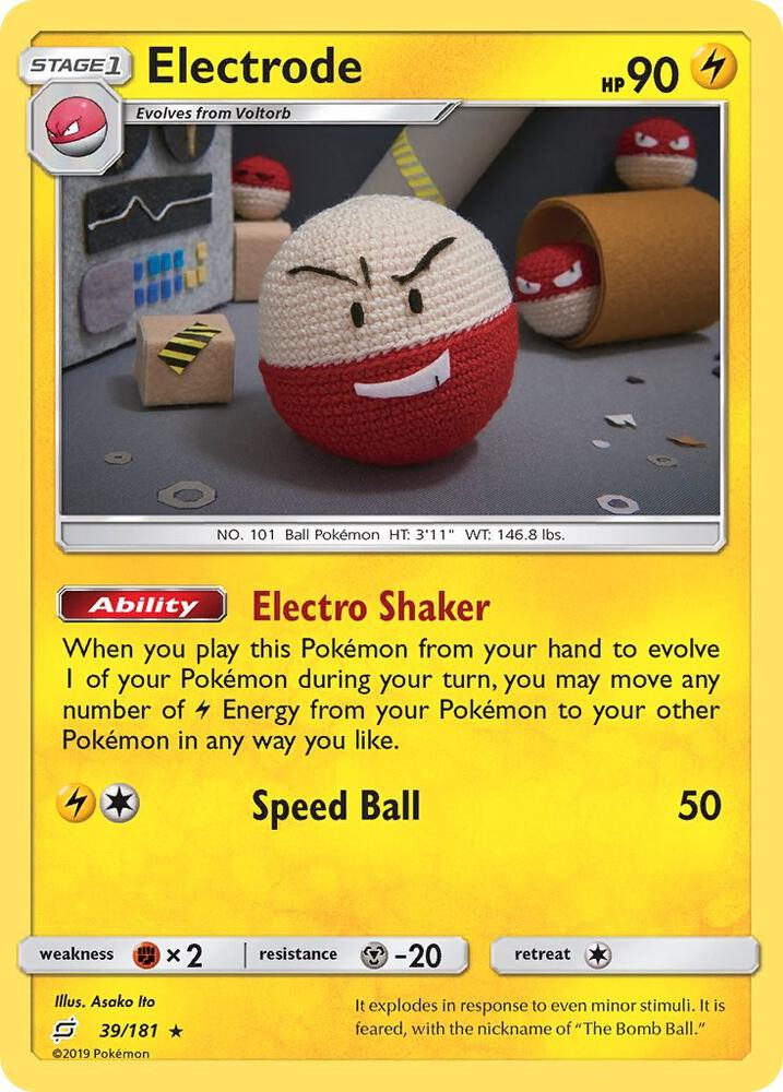 Electrode 39/181 (SM - Team Up)  - Holofoil