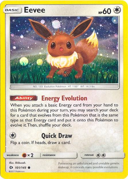 Eevee 101/149 (Miscellaneous Cards & Products)  - Cosmo Holofoil