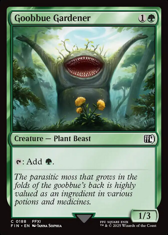 Goobbue Gardener 188/309 (FINAL FANTASY) 