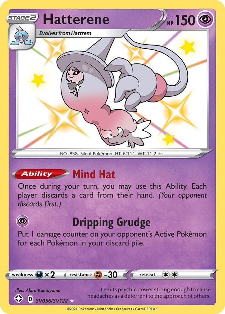 Hatterene SV056/SV122 (Shining Fates: Shiny Vault)  - Holofoil