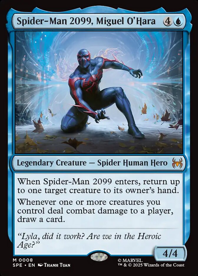 Spider-Man 2099, Miguel O'Hara 8/20 (Marvel's Spider-Man: Eternal-Legal)  - Foil