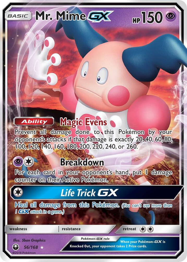 Mr. Mime GX 56/168 (SM - Celestial Storm)  - Holofoil