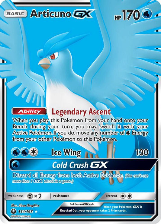 Articuno GX 154/168 (SM - Celestial Storm)  - Holofoil