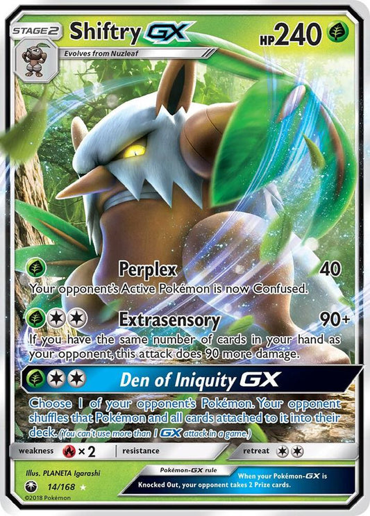 Shiftry GX 14/168 (SM - Celestial Storm)  - Holofoil