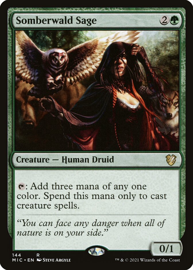 Somberwald Sage 144/38 (Commander: Innistrad: Midnight Hunt) 