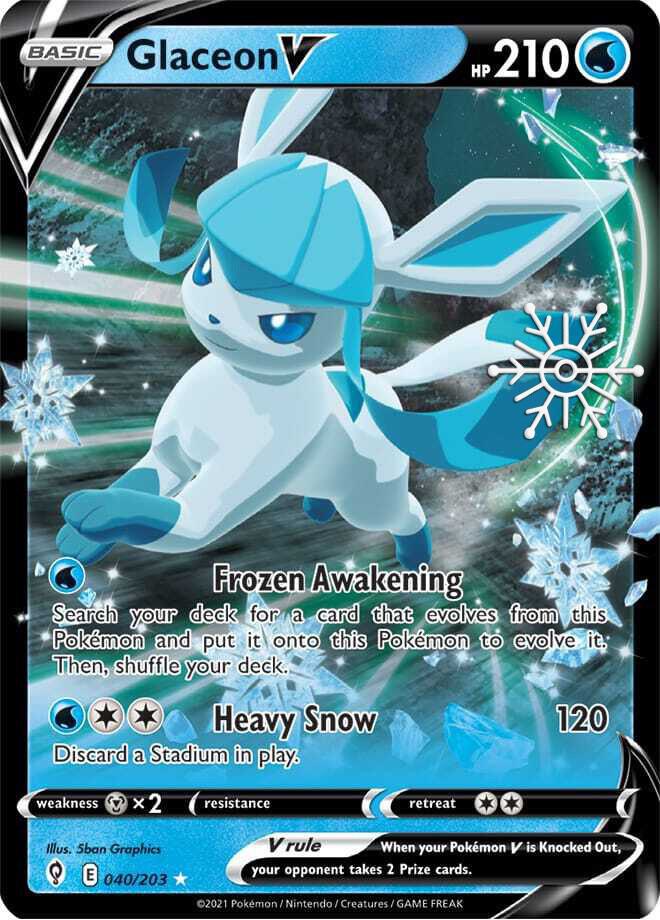 Glaceon V Holiday Calendar 040/203 (Miscellaneous Cards & Products)  - Holofoil