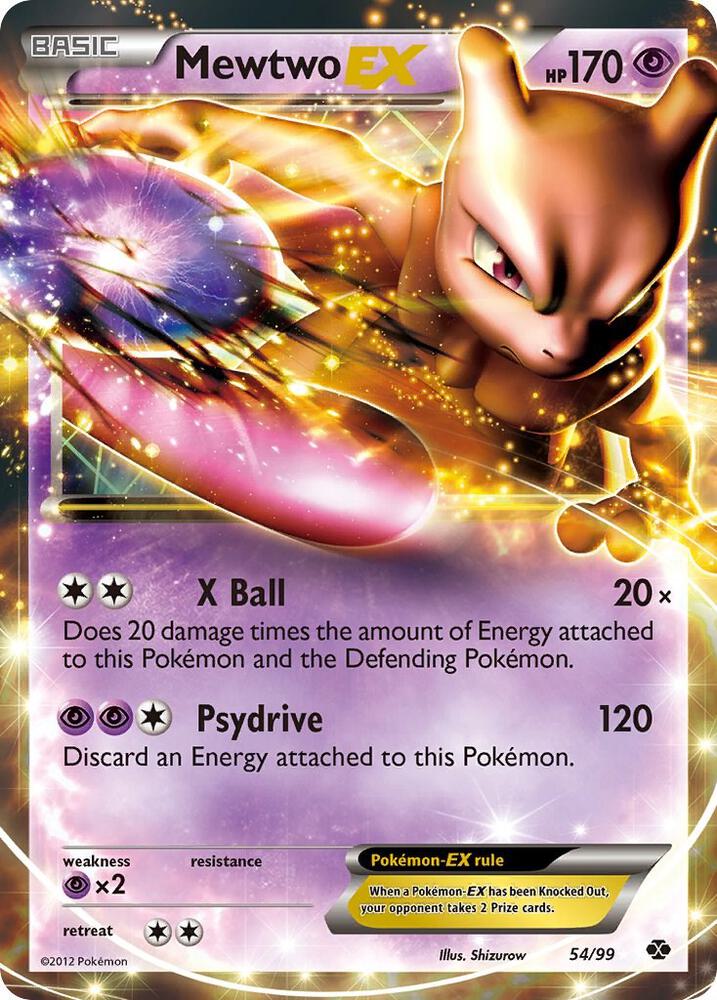 Mewtwo EX 54/99 (Next Destinies)  - Holofoil