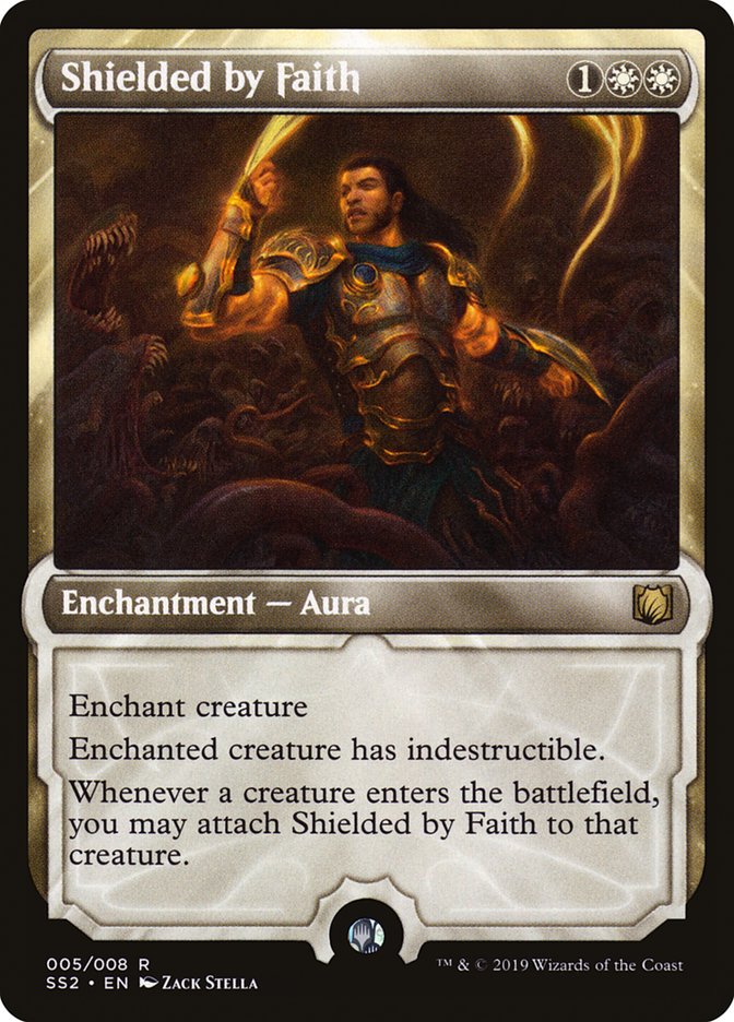 Shielded by Faith 5 (Signature Spellbook: Gideon)  - Foil