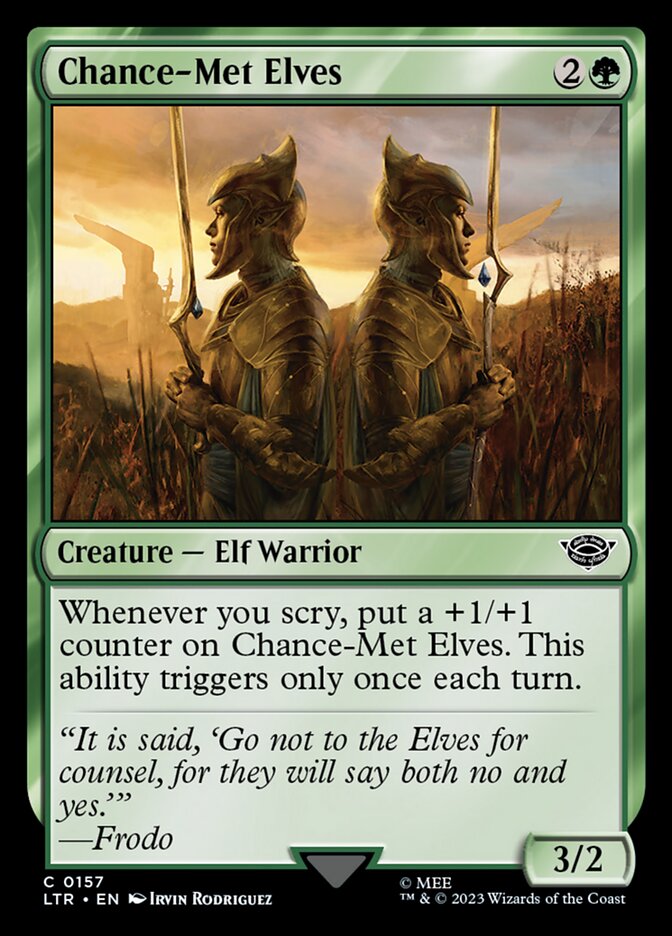 Chance-Met Elves 157 (Universes Beyond: The Lord of the Rings: Tales of Middle-earth) 