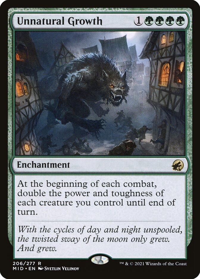 Unnatural Growth 206 (Innistrad: Midnight Hunt) 