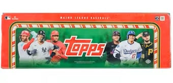 2025 Topps Holiday Baseball Tin Box (3 count)