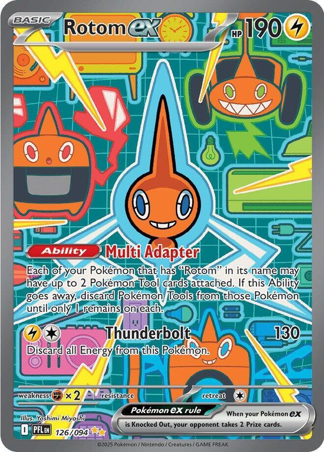 Rotom ex 126/094 (ME02: Phantasmal Flames)  - Holofoil