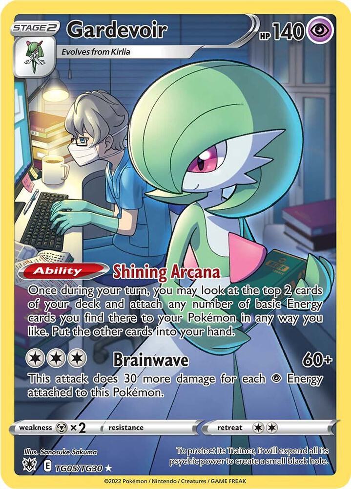 Gardevoir TG05/TG30 (SWSH10: Astral Radiance Trainer Gallery)  - Holofoil