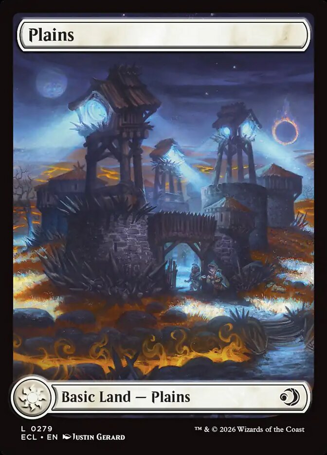 Plains 279 (Lorwyn Eclipsed)  - Full Art Foil