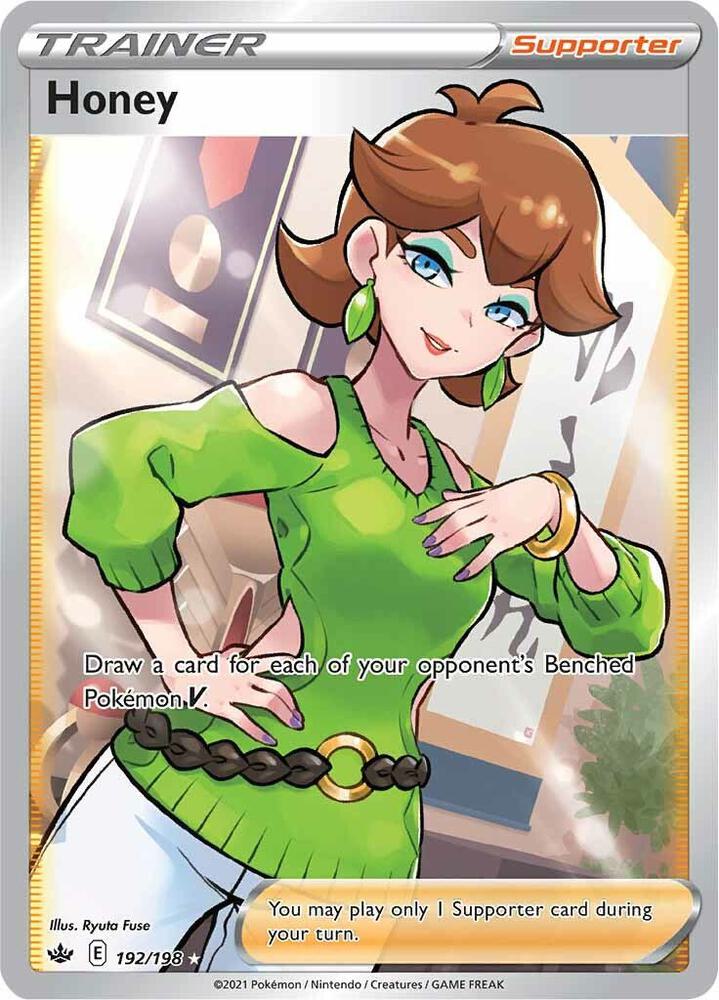 Honey 192/198 (SWSH06: Chilling Reign)  - Holofoil